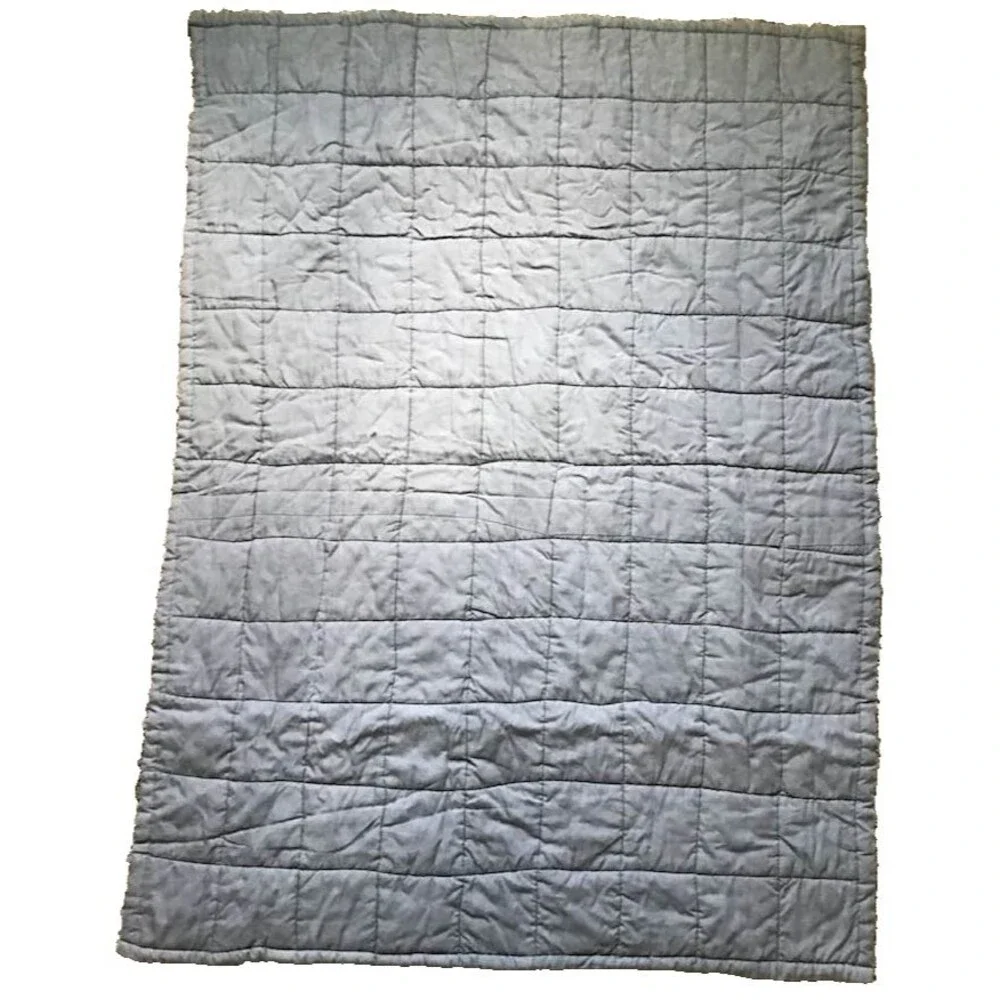 Patchwork Pieced Handmade Lap Throw Cutter Quilt Vtg 9 Block Patch Cotton Scraps